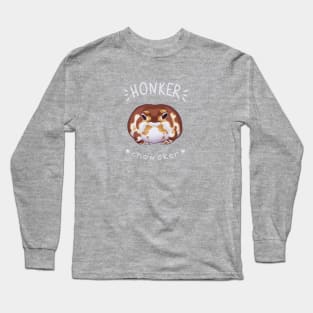 Rain Frog cute chonker honker. Art for amphibian lovers Long Sleeve T-Shirt